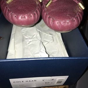 Burgundy cole Haag shoes